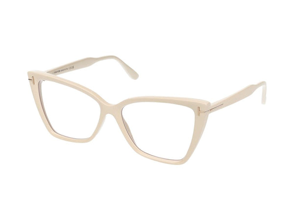 Tom Ford FT5844-B Injected acetate eyeglasses in cream
