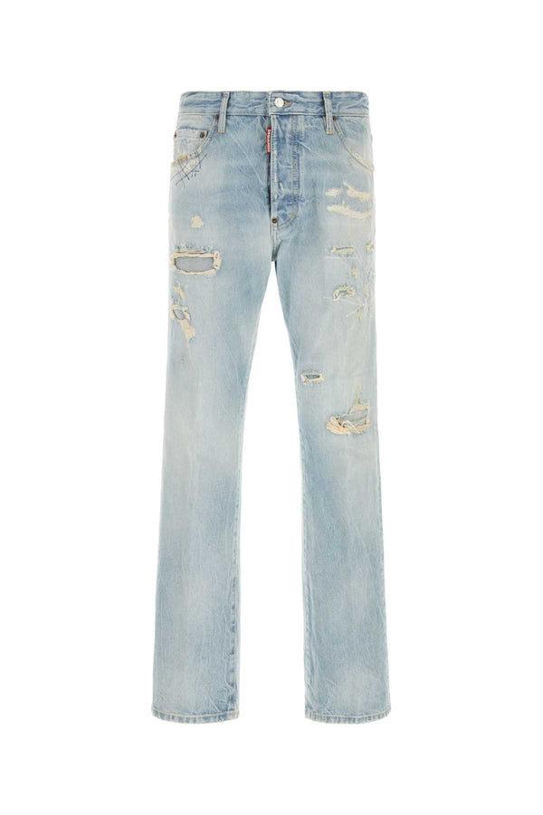 Dsquared2 Jean 100% Cotton jeans in blue