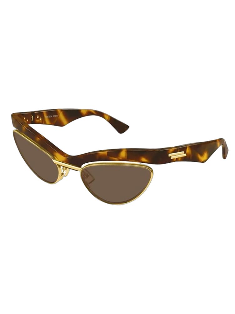 Bottega Veneta BV1480S Acetate sunglasses in brown