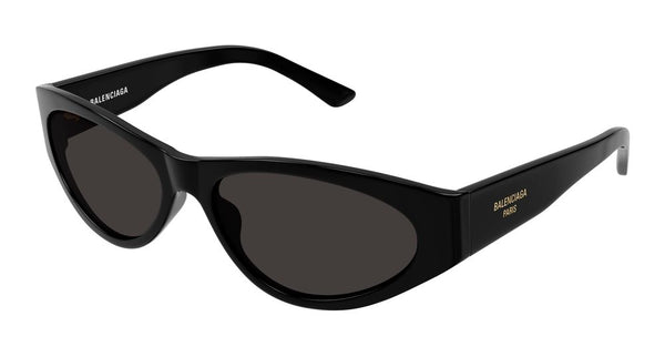 Sunglasses Balenciaga Bb0367s 001 Black Grey 60-17-140 Acetate