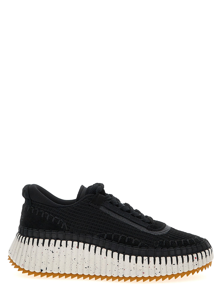 Chloé 100% Polyester sneaker in black