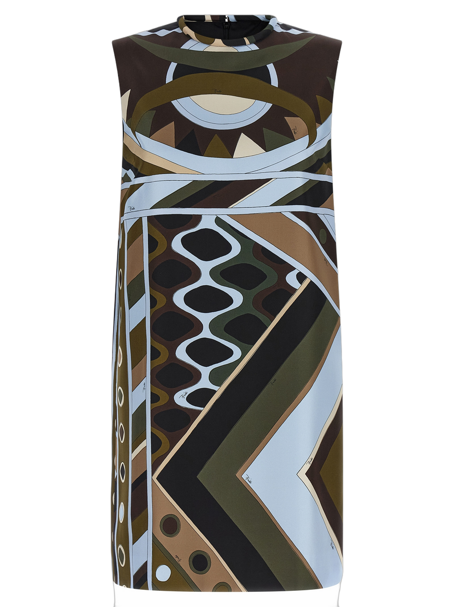 Emilio Pucci 100% Silk dress in multicolor