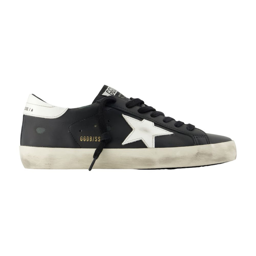 Golden Goose Deluxe Brand cowhide sneaker in black