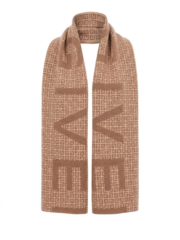 Bicolor Wool Foulard Accessory