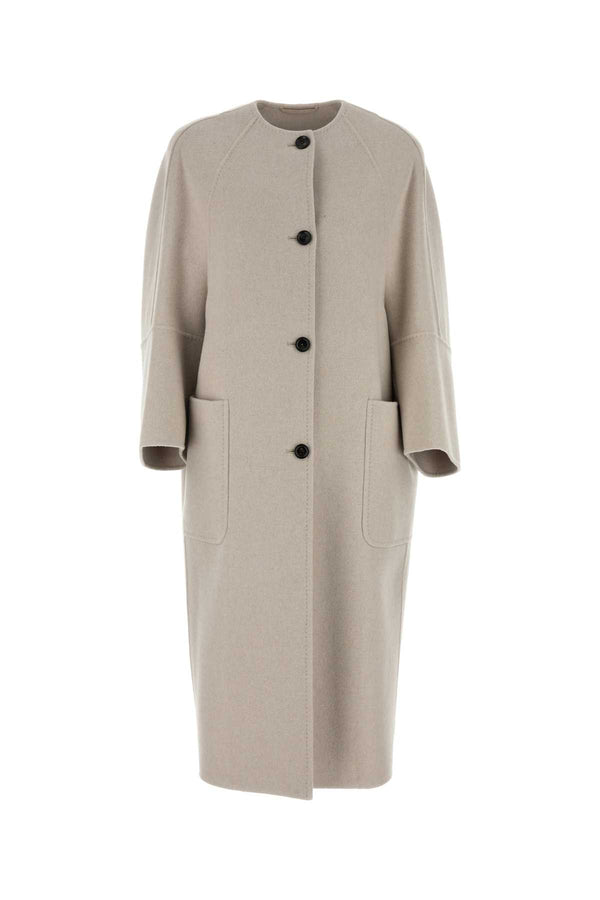 Max Mara 100% Cashmere coat in beige