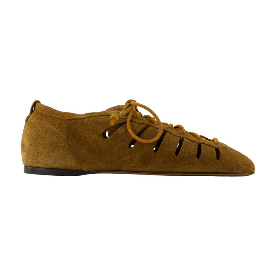 Isabel Marant Calfskin flat in brown