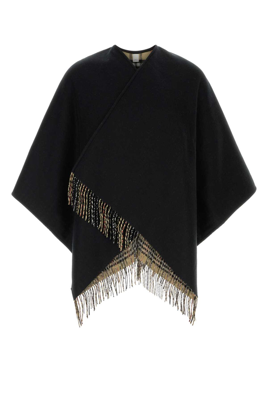 Burberry Exterior: 100% Wool cape in black
