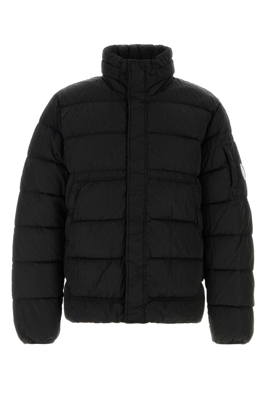 Black Nylon Down Jacket Giubbini