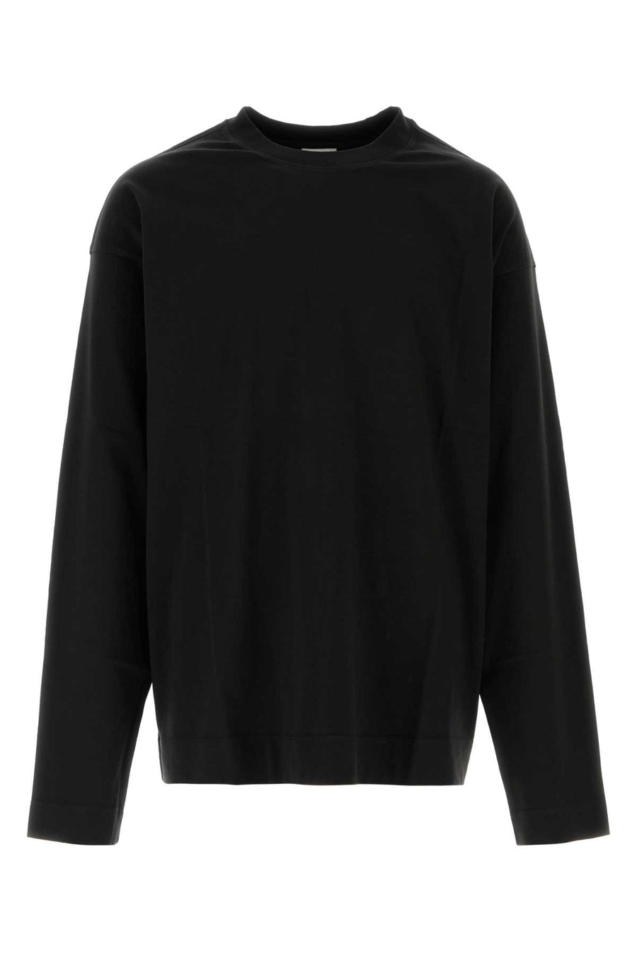 Black Cotton Oversize Hegland T-Shirt Exterior