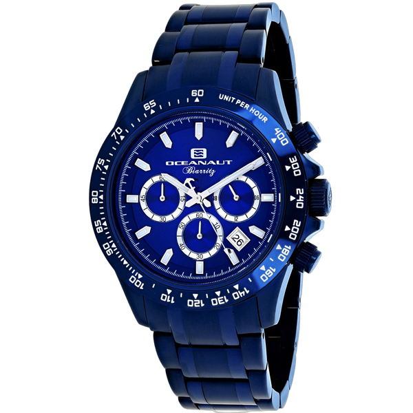 Oceanaut Stainless steel case watch in blue
