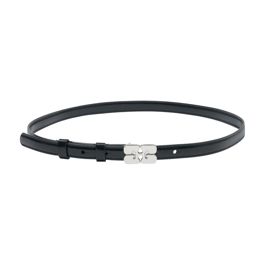 Ganni Synthetic belt in black