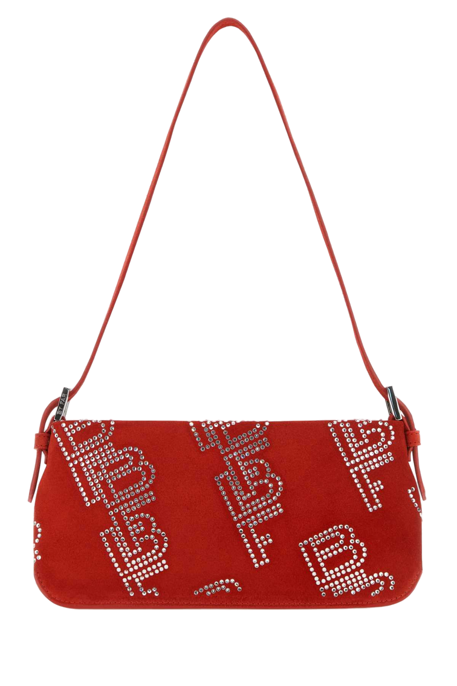 By Far Exterior: 100% Suede shoulder bag in red