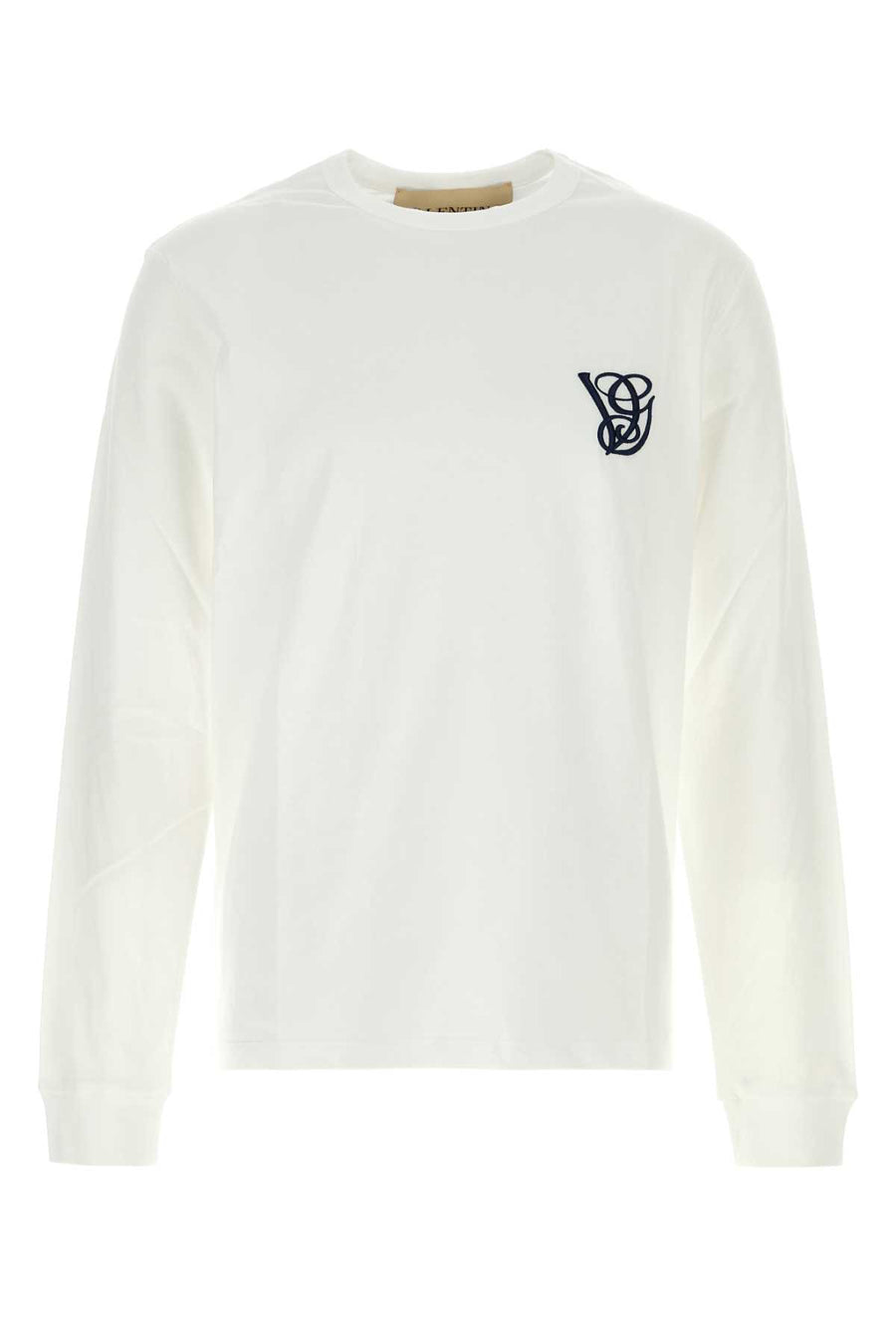 White Cotton T-Shirt Avorio Exterior