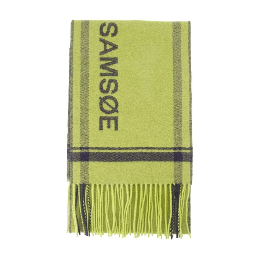 Samelia 16154 Scarf - Samsøe Wool Green Accessories /