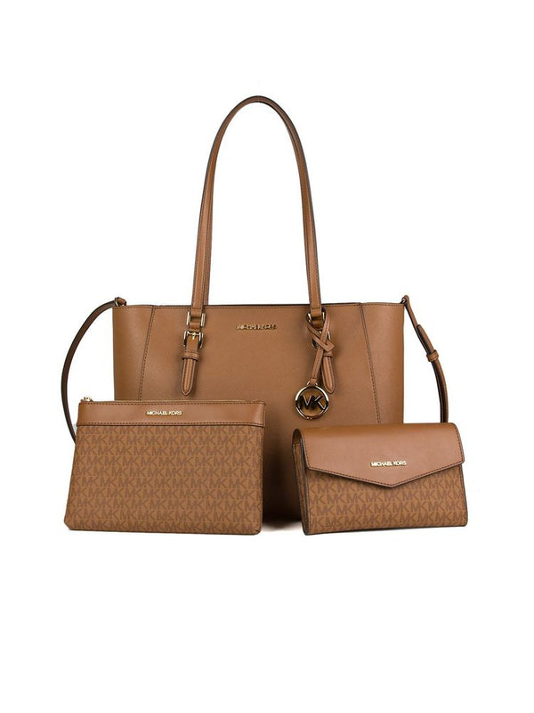 Michael Kors 88.3% Coated Canvas tote bag in luggage