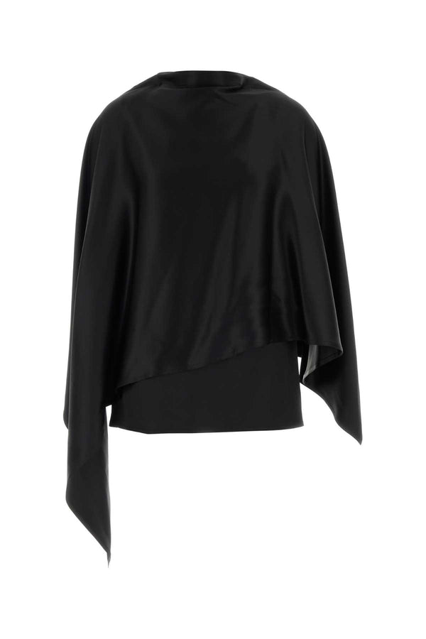 Bottega Veneta 100% Silk sweater in black