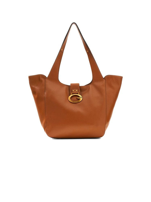 Guess 100% Polyurethane tote bag in brown