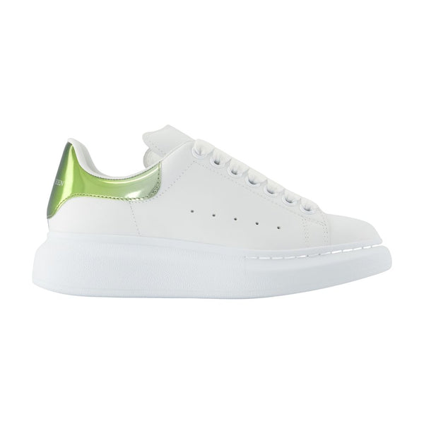 Alexander McQueen Calfskin sneaker in white