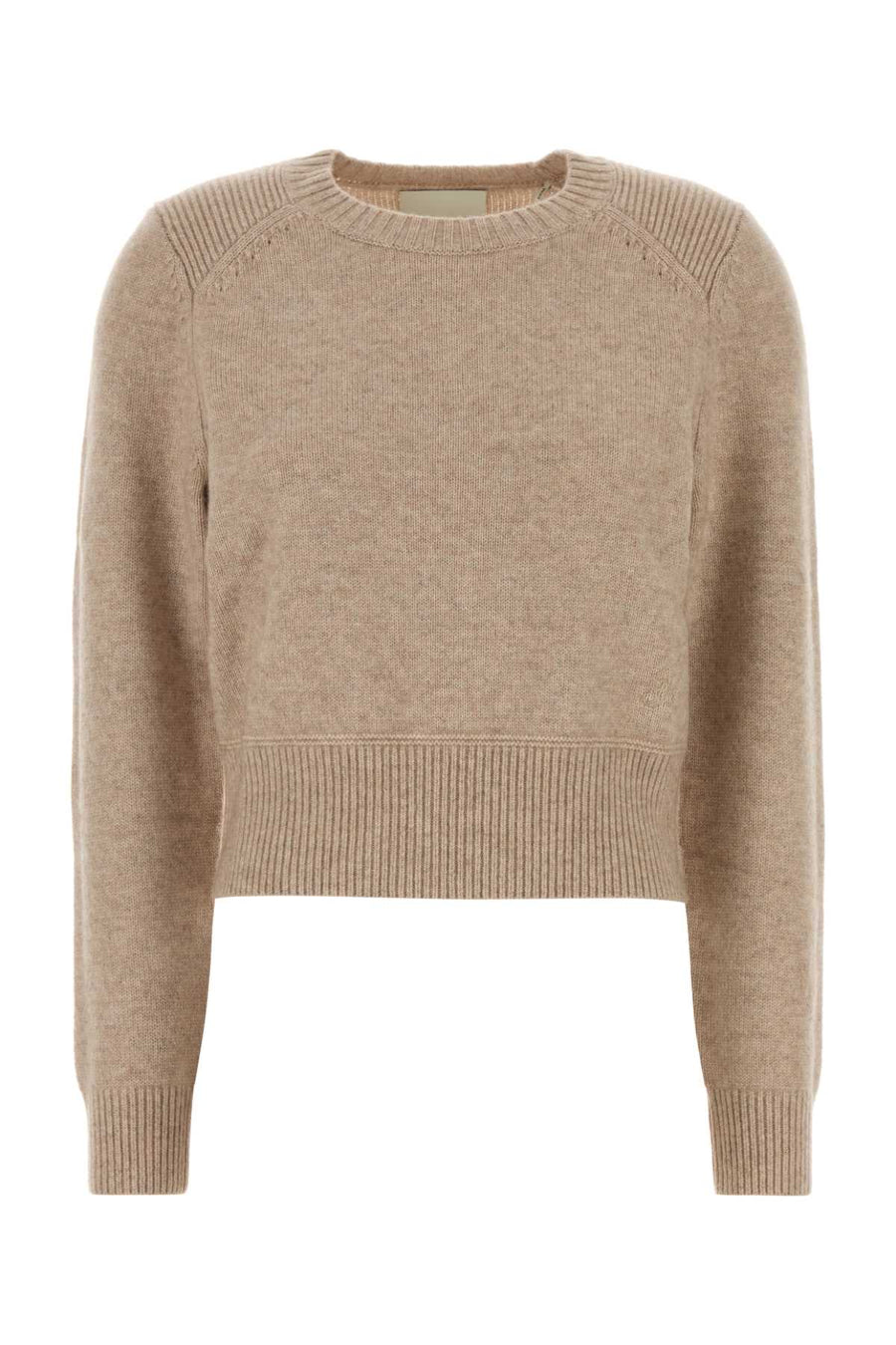Melange Sand Wool Blend Cornelia Sweater Beige Maglieria