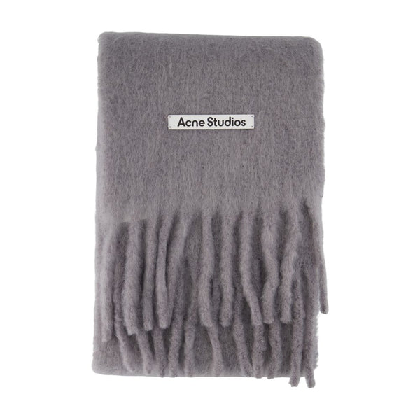Acne Studios wool scarf in gray