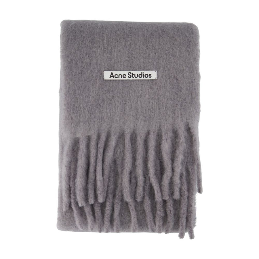 Acne Studios wool scarf in gray
