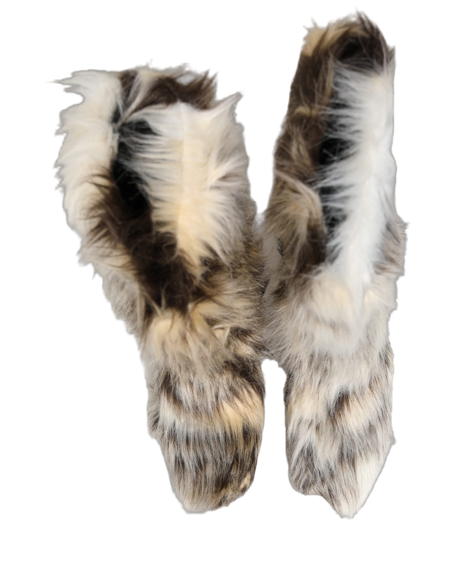 Dolce & Gabbana Faux Fur boot in multicolor