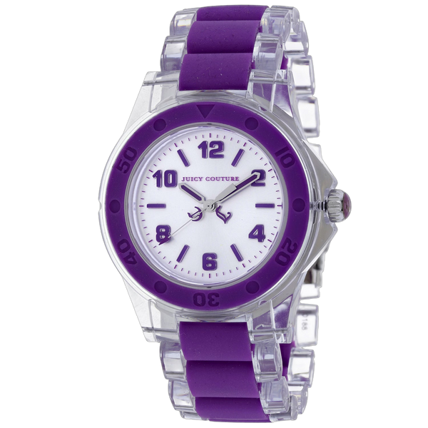 Juicy Couture Plastic case watch in purple