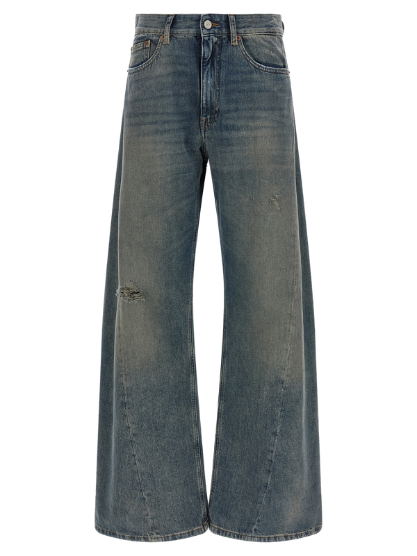 MM6 Maison Margiela 100% cotton jeans in blue