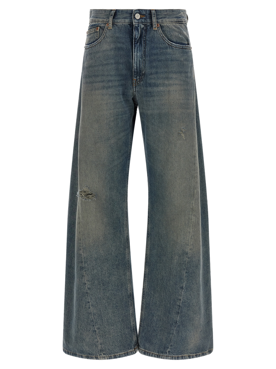 MM6 Maison Margiela 100% cotton jeans in blue