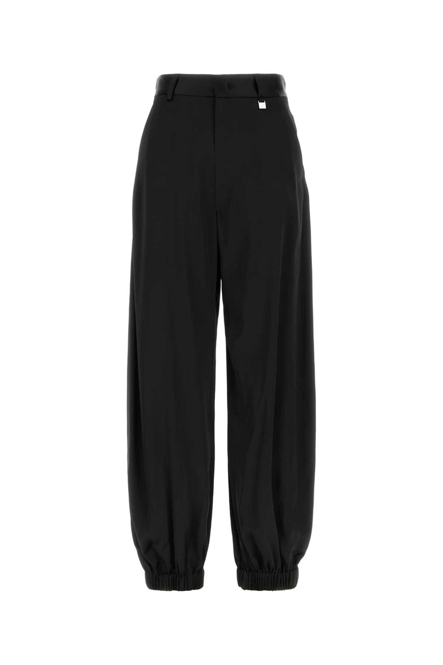 Black Stretch Satin Pant Pantaloni