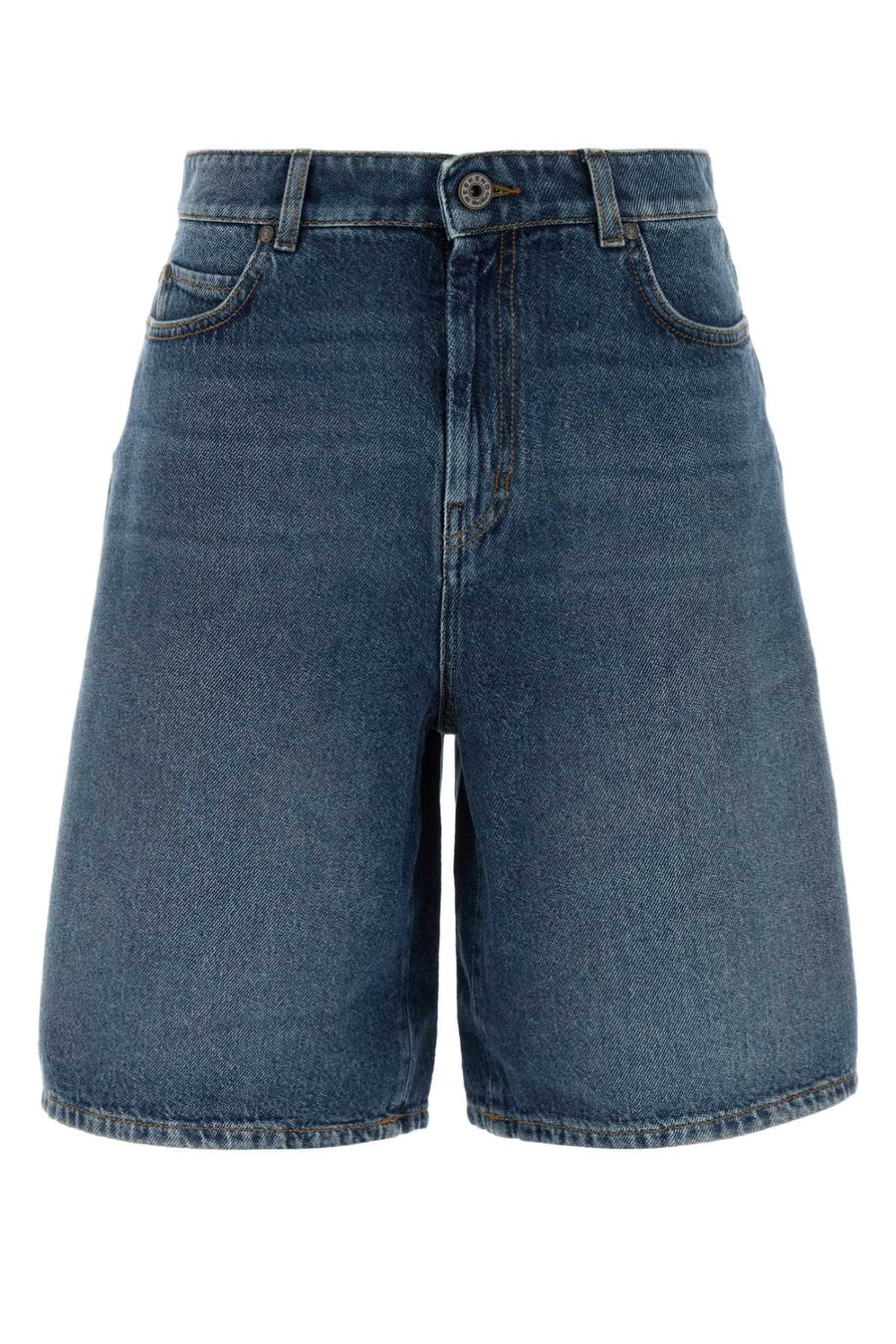 Denim Donnola Bermuda Shorts 005 Exterior: Cotton