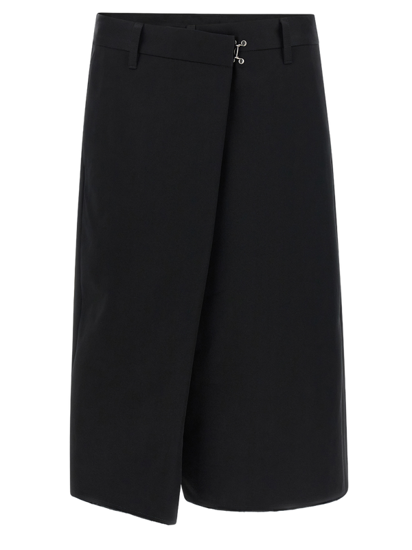 Maison Margiela 100% Cotton bermuda shorts in black
