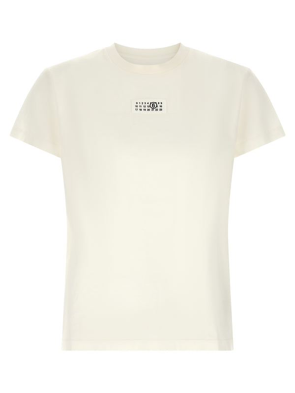 MM6 Maison Margiela 100% cotton t-shirt in white
