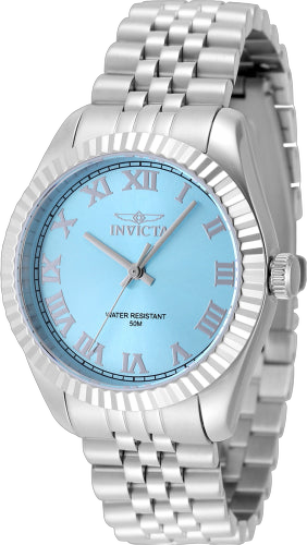 Invicta Stainless steel case watch in blue