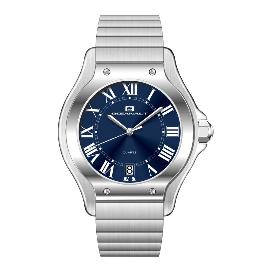 Oceanaut Stainless steel case watch in blue