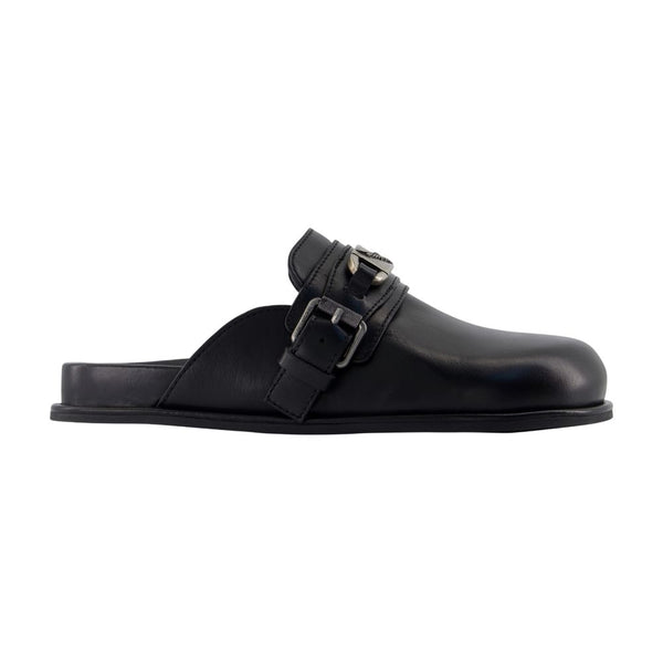 Zadig & Voltaire Calfskin slipper in black