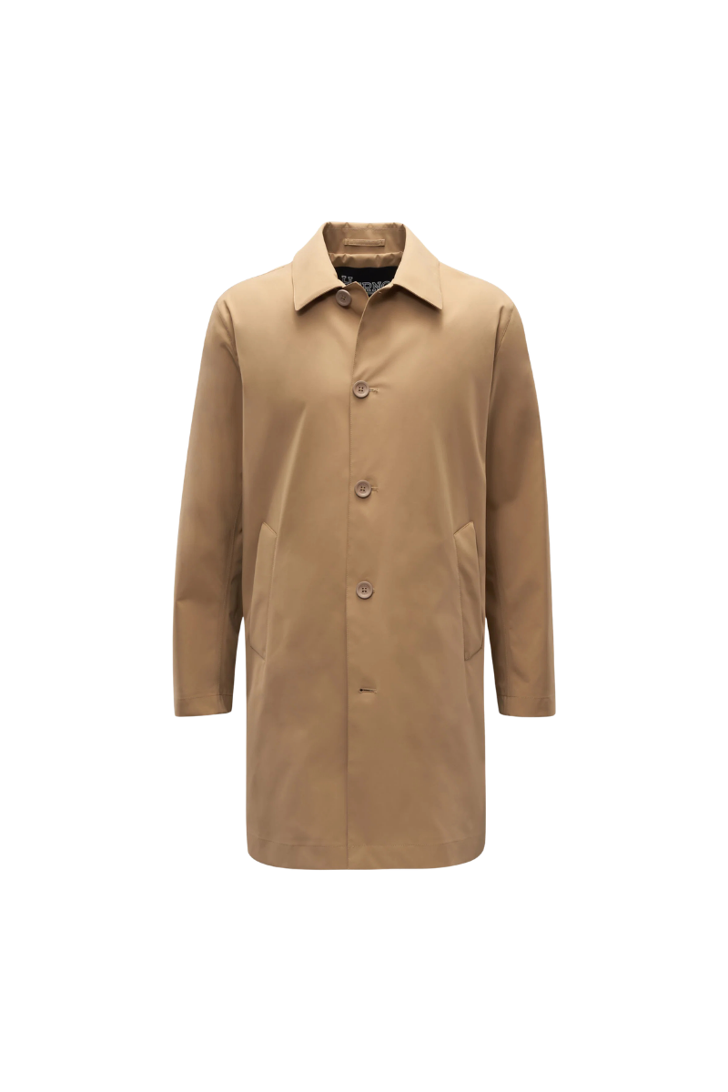 Herno 100% Cotton coat in beige
