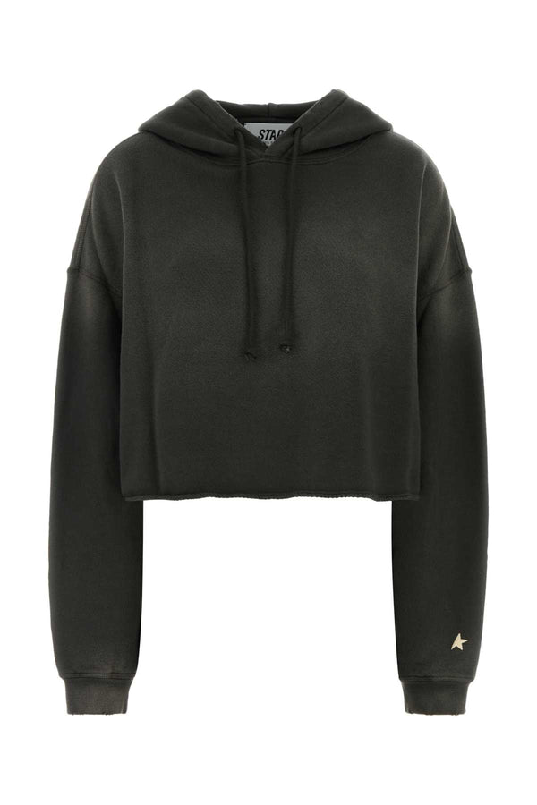 Slate Cotton Sweatshirt Charcoal Exterior: Felpe