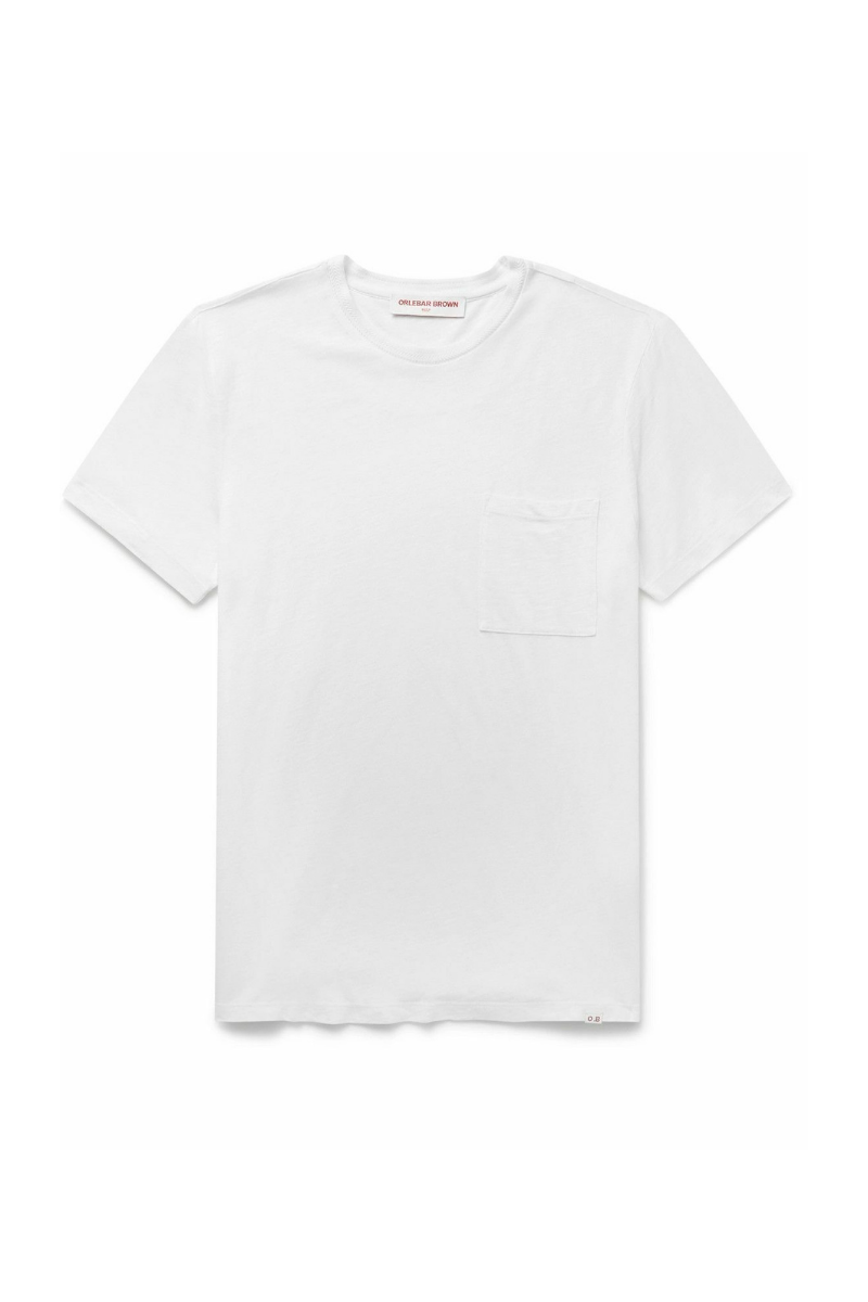 Orlebar Brown 100% Cotton t-shirt in white