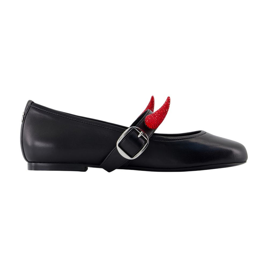 Coperni calfskin ballet flat in black