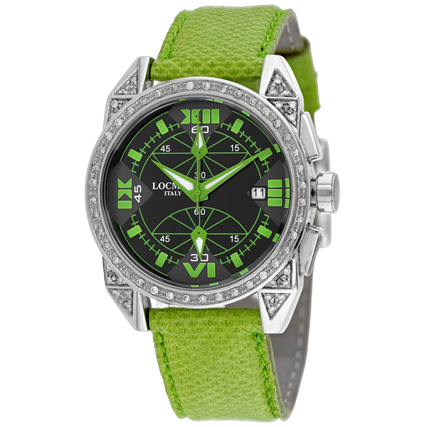 Locman Stainless steel case watch in black