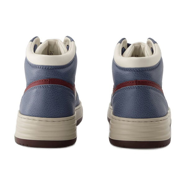 Hogan leather sneaker in blue