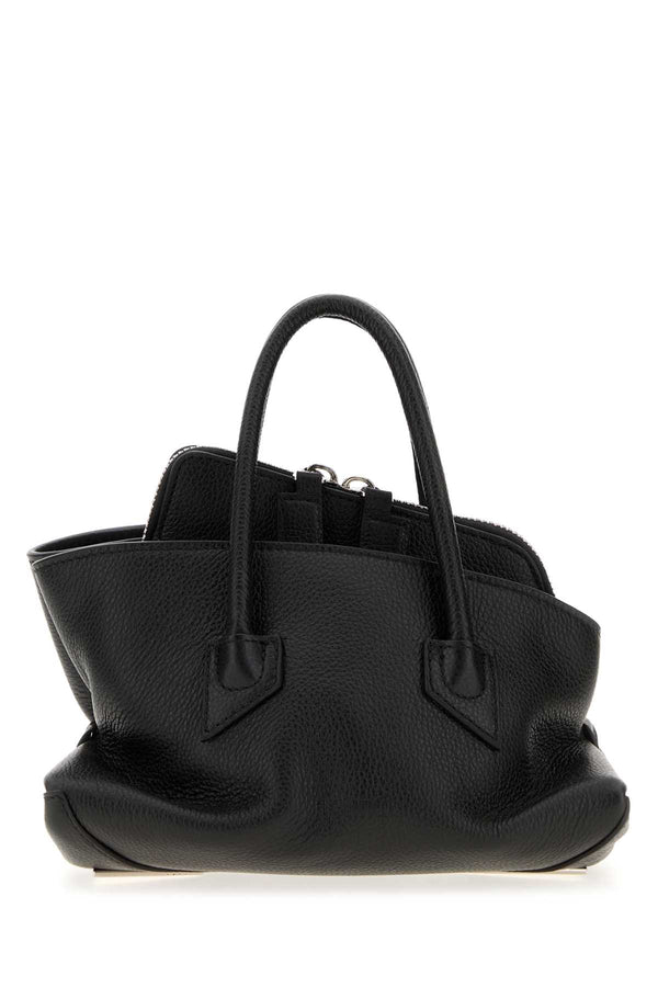 Black Leather Mini La Passeggiata Handbag Borse A Mano