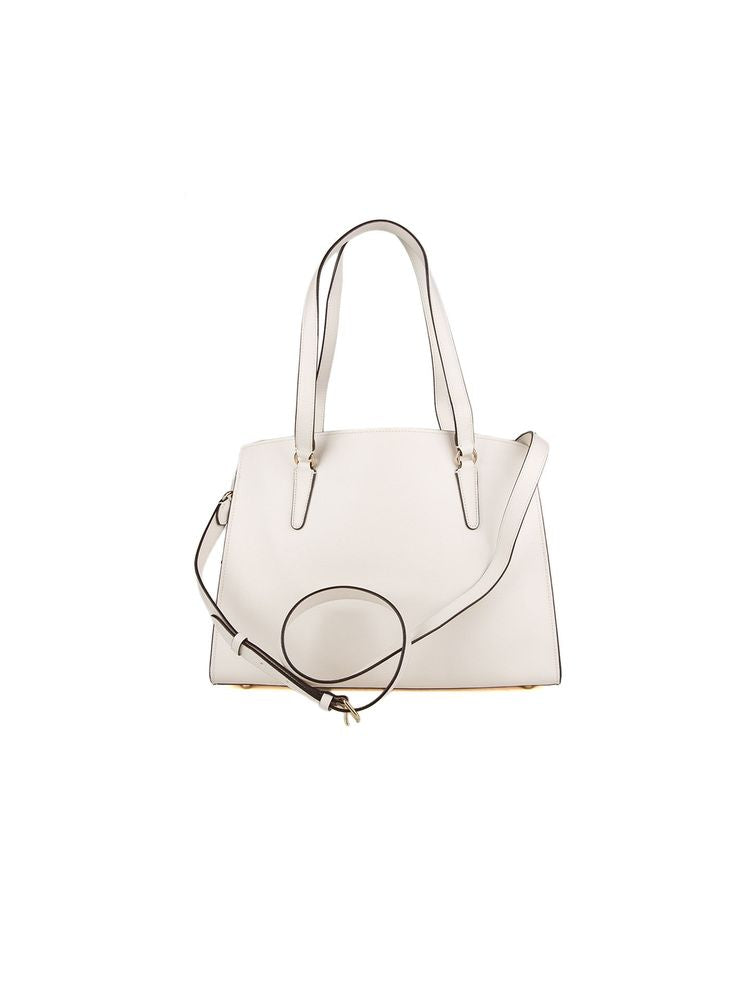 Coach 100% Leather tote bag in ivory