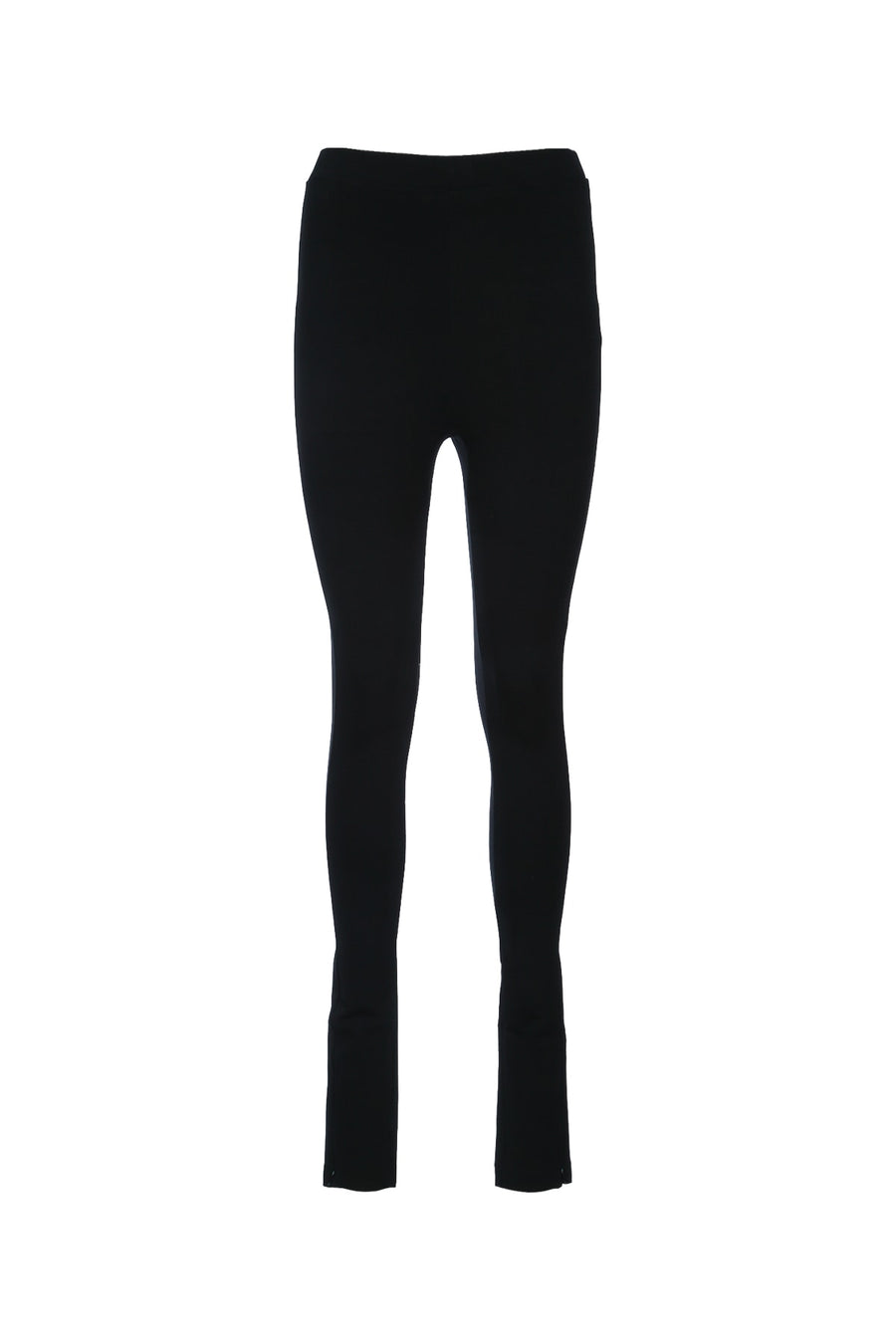 Zip Leggings Black 71.viscose
