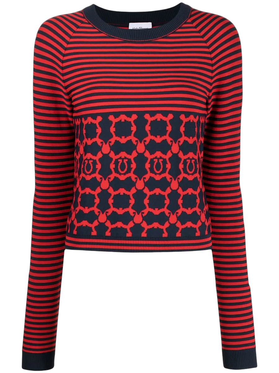 Ferragamo sweater in red