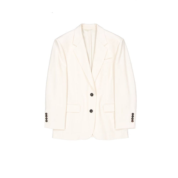 Brunello Cucinelli 44% Viscose blazer in white