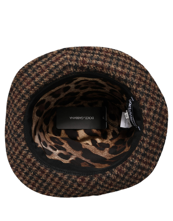 Dolce & Gabbana HAT10000 43% Wool fedora in brown