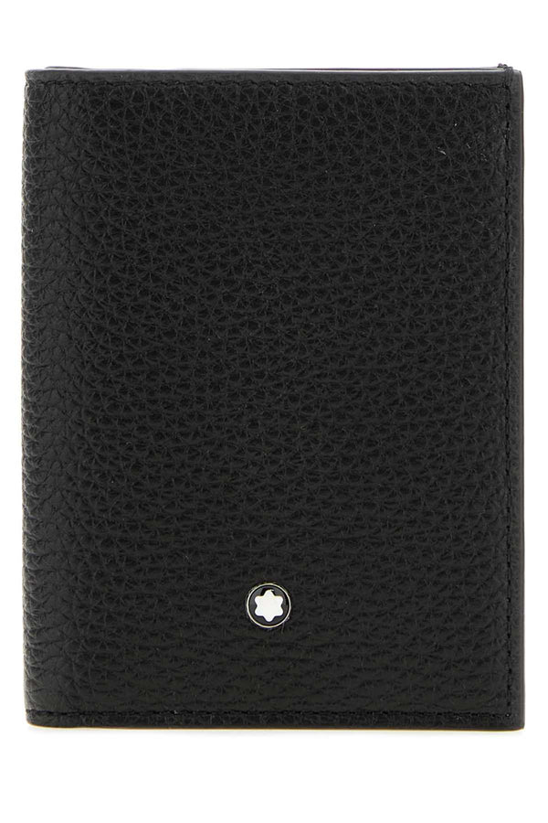 Black Leather Wallet Exterior: Portafogli