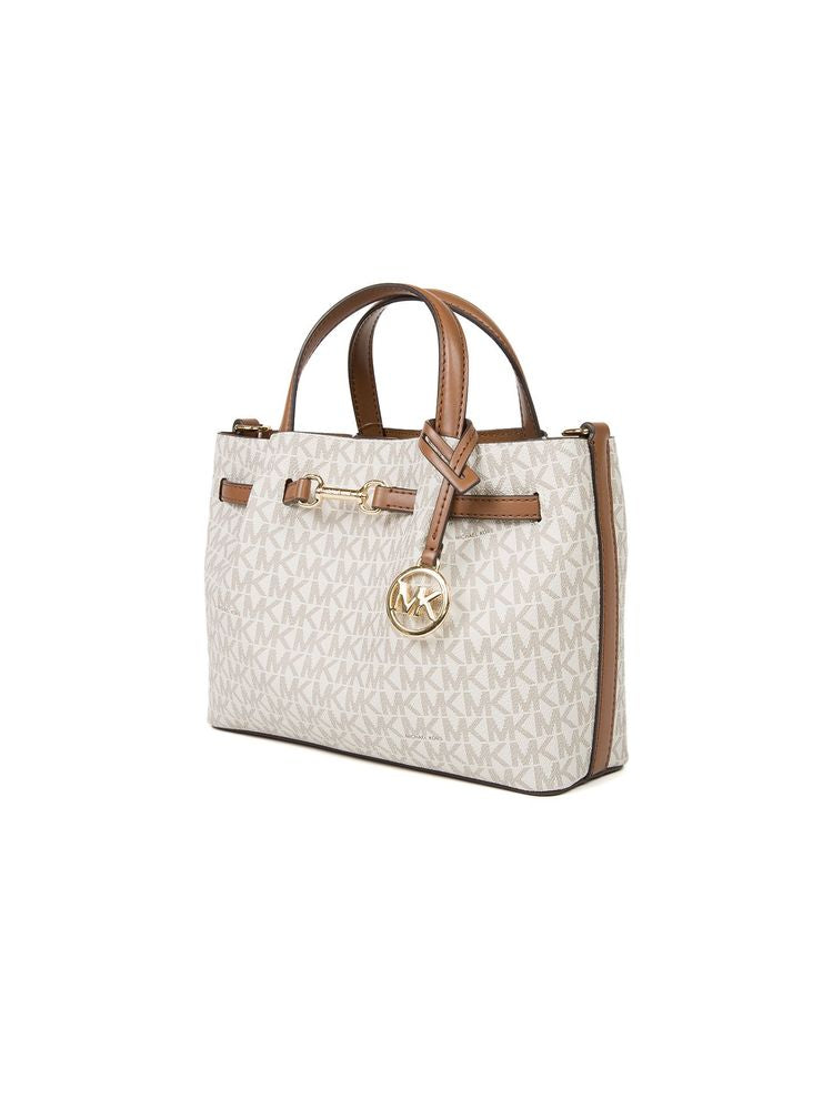 Michael Kors 100% Coated Canvas top handle bag in beige